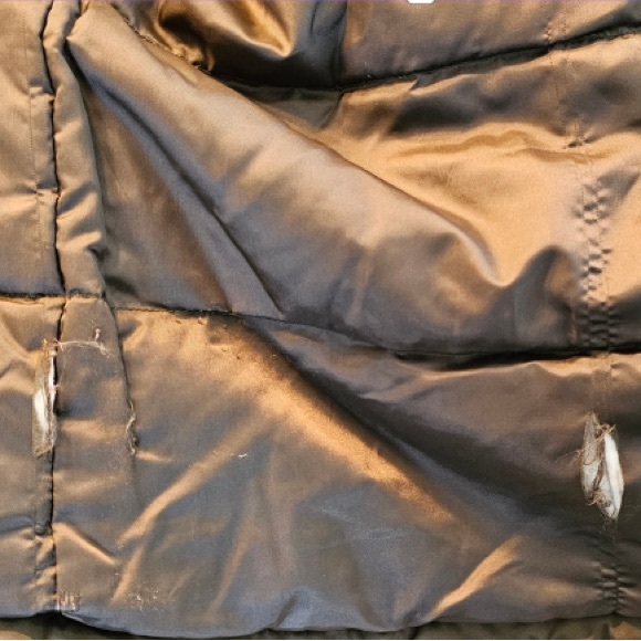 Woman’s Banana Republic Jacket, Small, Olive Green, EUC, Down & Feather Filled. - Picture 7 of 7